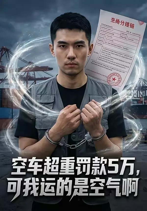 空车超重罚款5万，可我运的是空气啊
