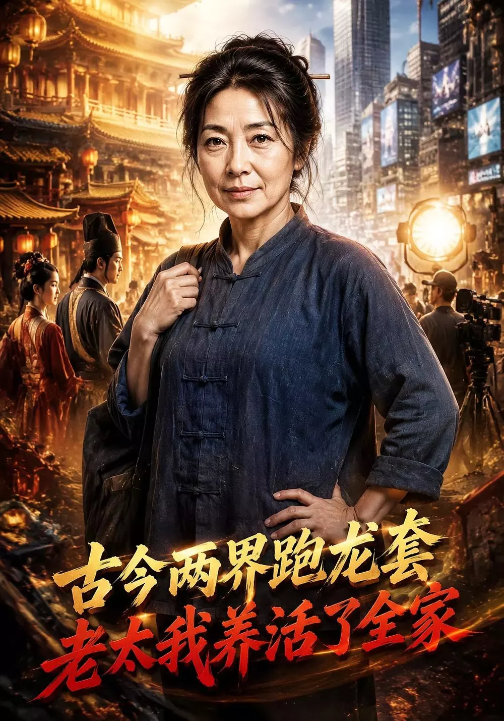 古今两界跑龙套,老太我养活了全家