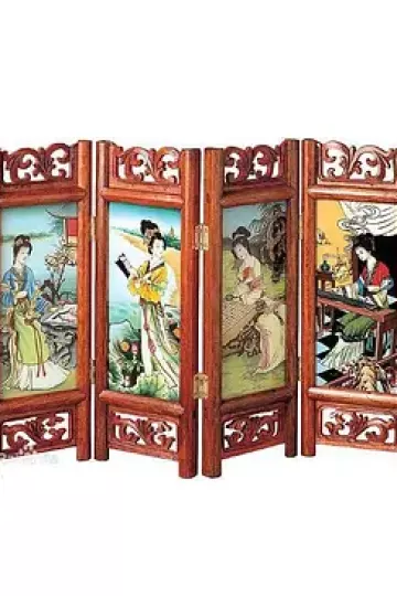 屏风美人