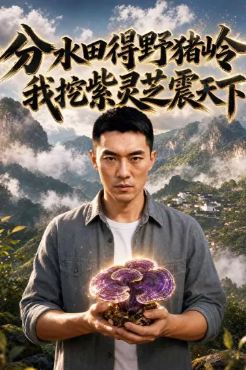分水田得野猪岭,我挖紫灵芝震天下