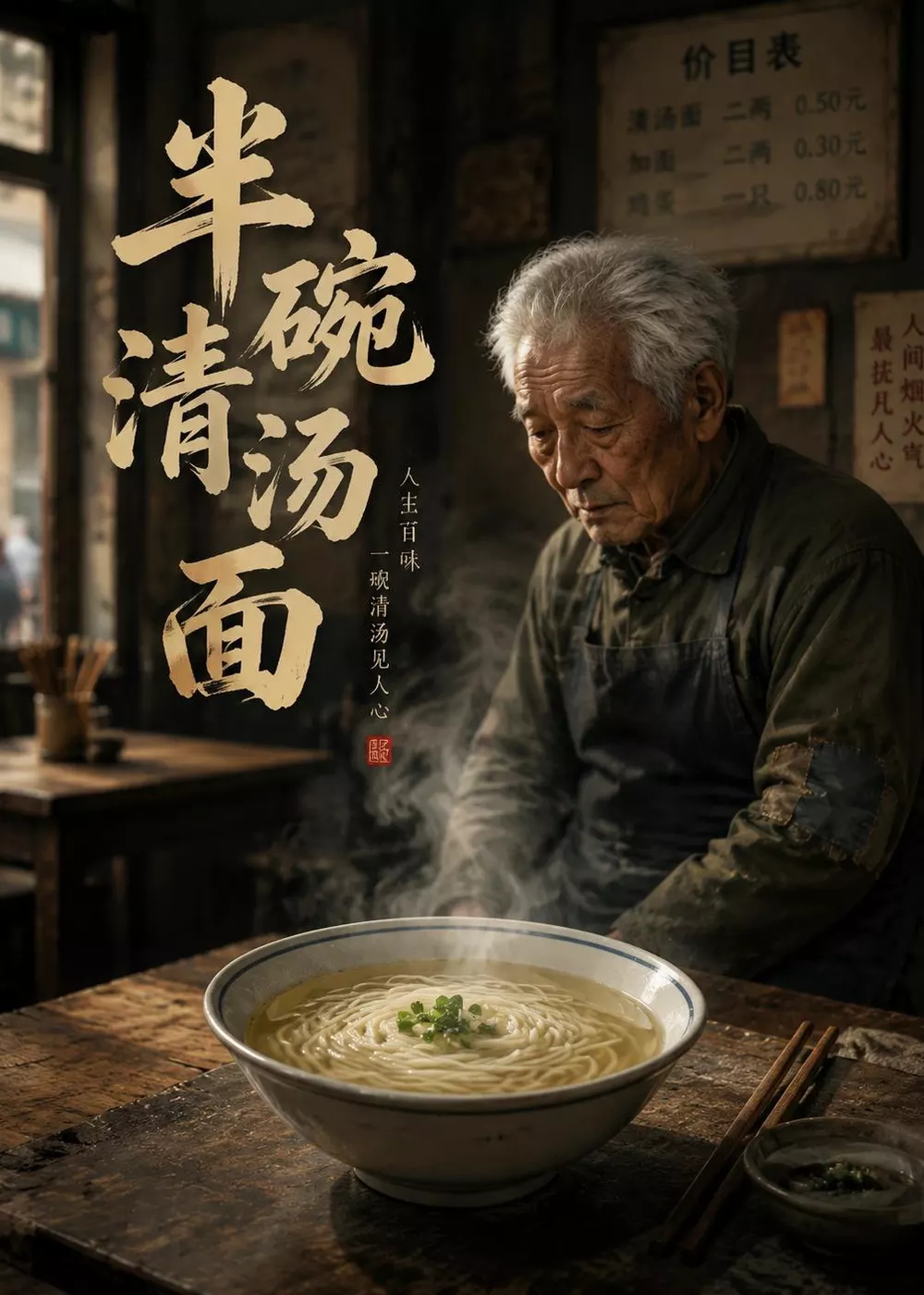 半碗清汤面