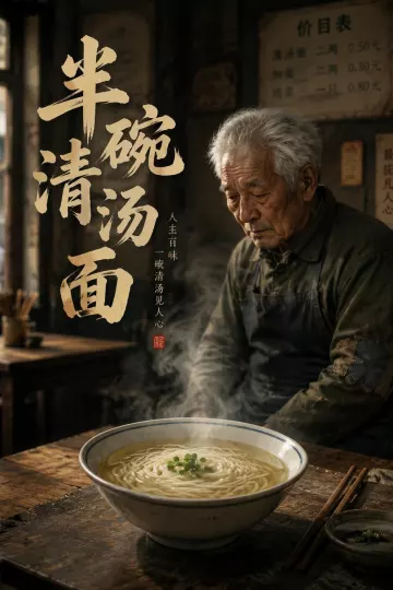 半碗清汤面