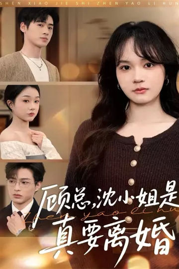 顾总,沈小姐是真的要离婚