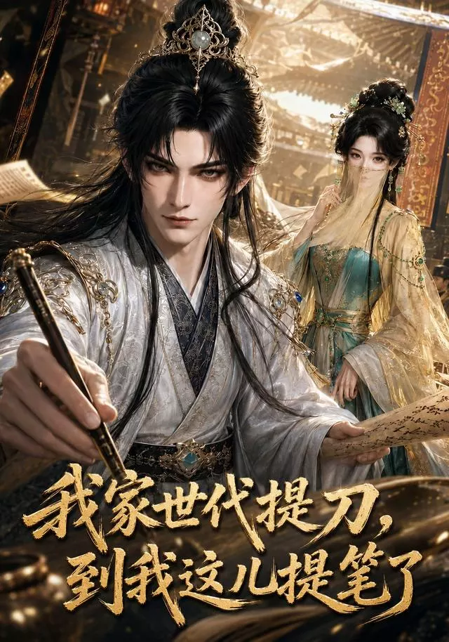 我家世代提刀,到我这儿提笔了