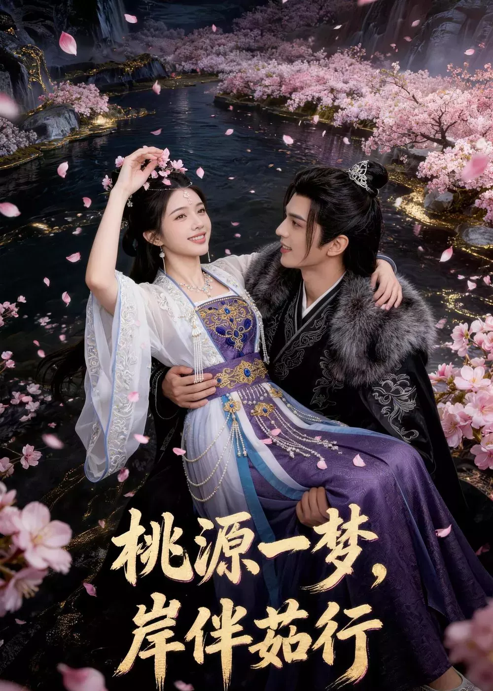 桃源一梦，岸伴茹行