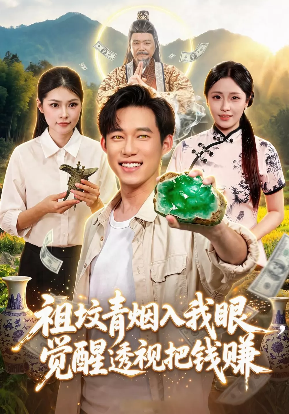 祖坟青烟入我眼，觉醒透视把钱赚