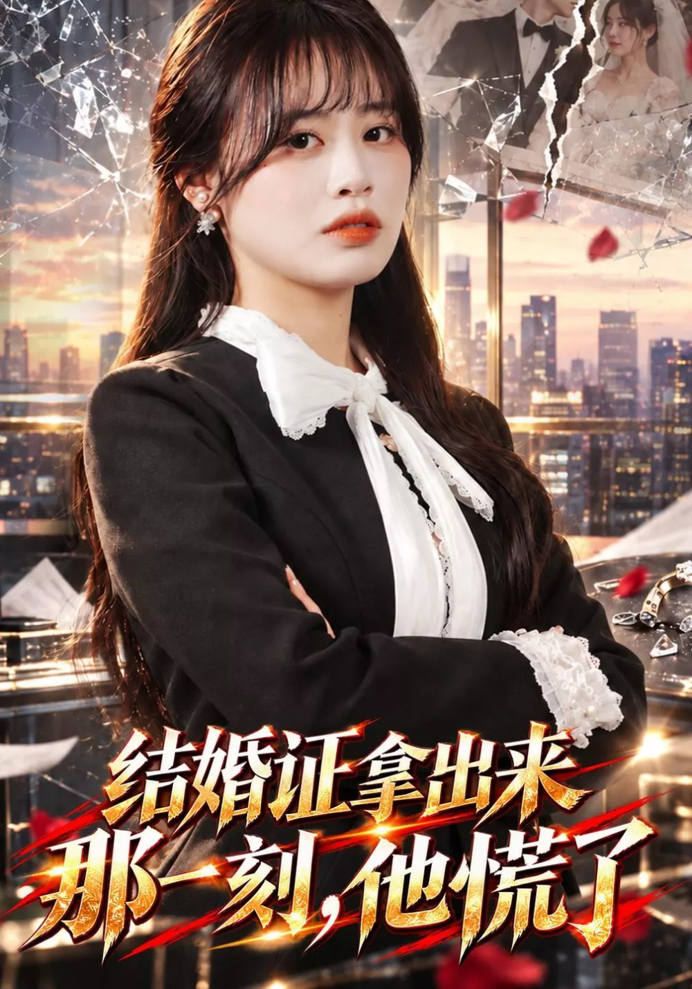 结婚证拿出来那一刻，他慌了