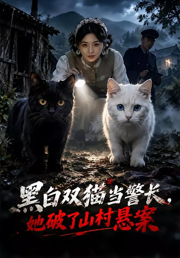 黑白双猫当警长，她破了山村悬案